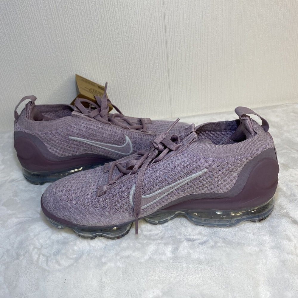 Nike Women's Purple Knit VaporMax Style Athletic Shoes - Picture 7 of 11